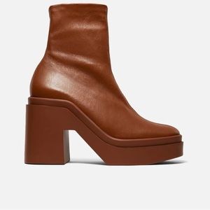 Clergerie Lambskin Leather Ankle Boots